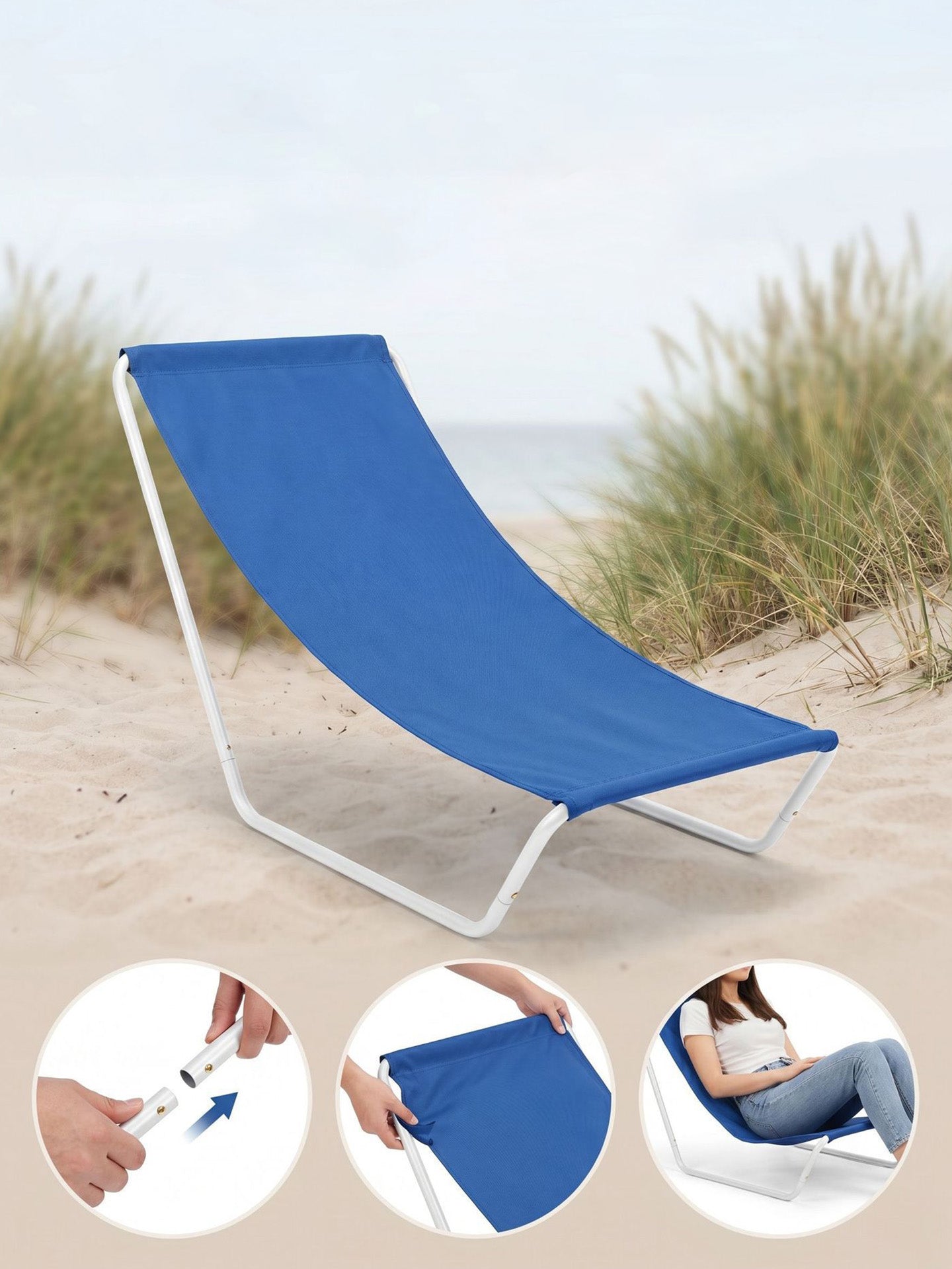 Portable Folding Camping Lounger Chair