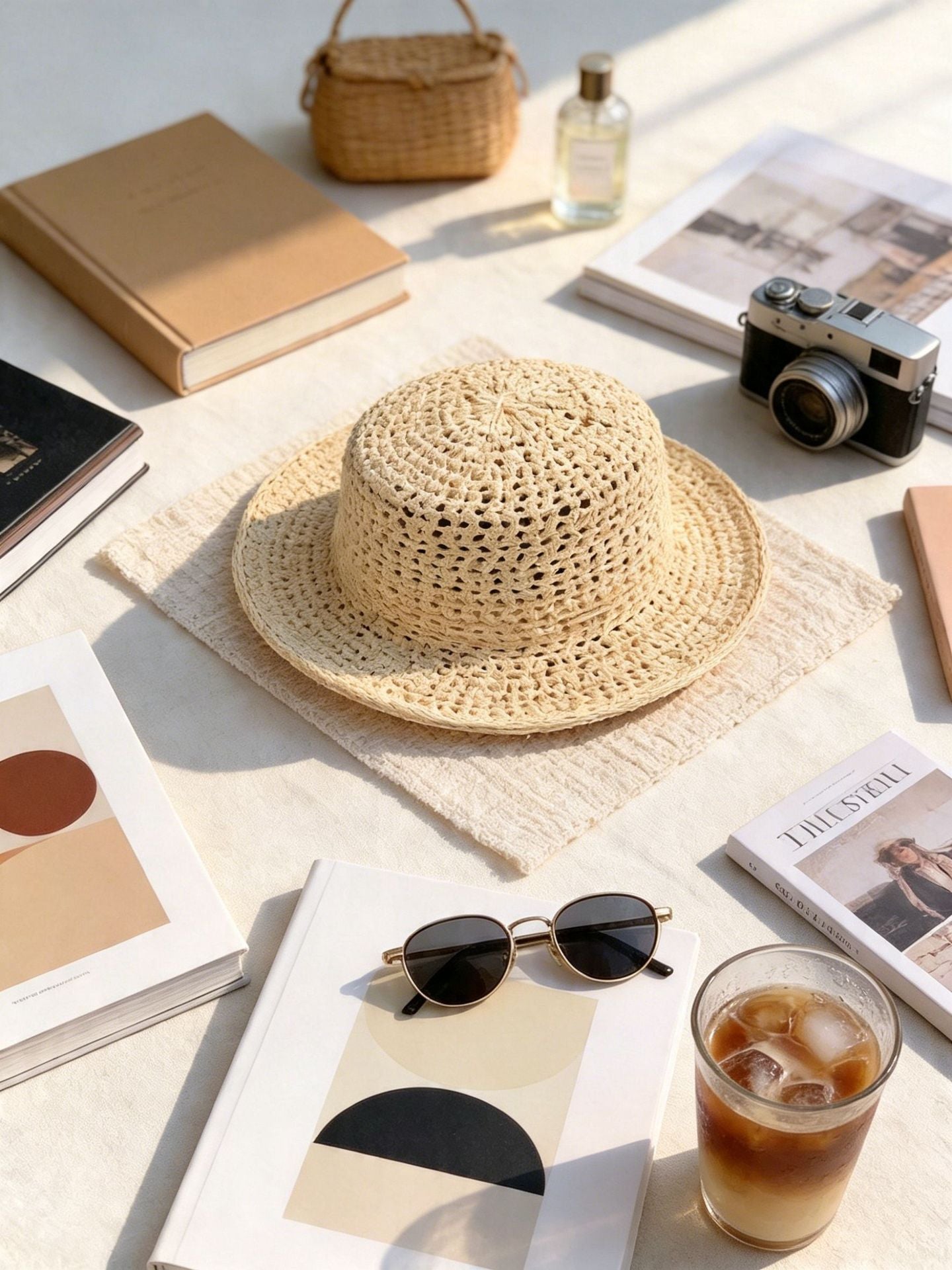 Women's Crochet Bucket Sun Hat for Summer Cooling & Beach