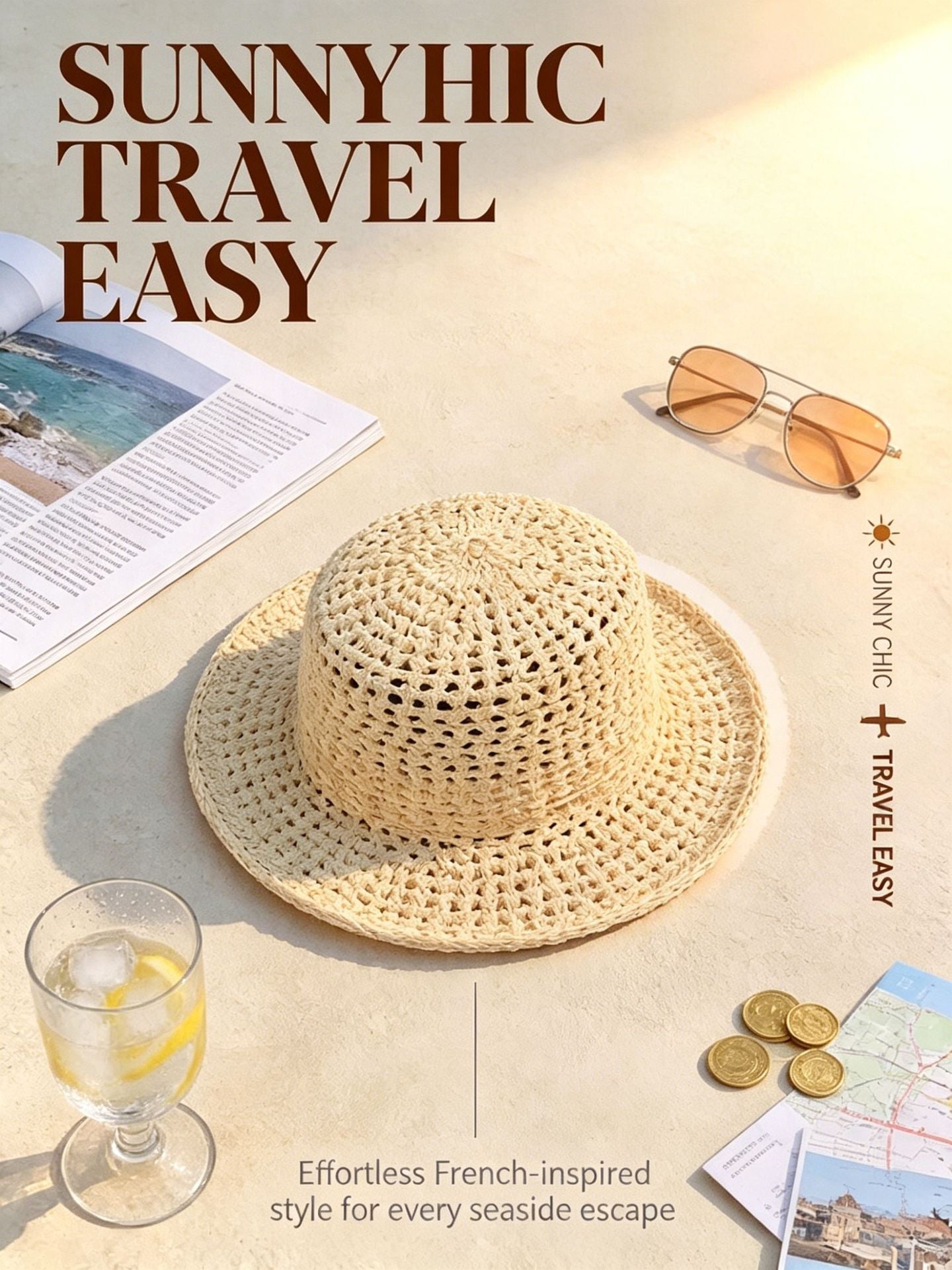 Women's Crochet Bucket Sun Hat for Summer Cooling & Beach