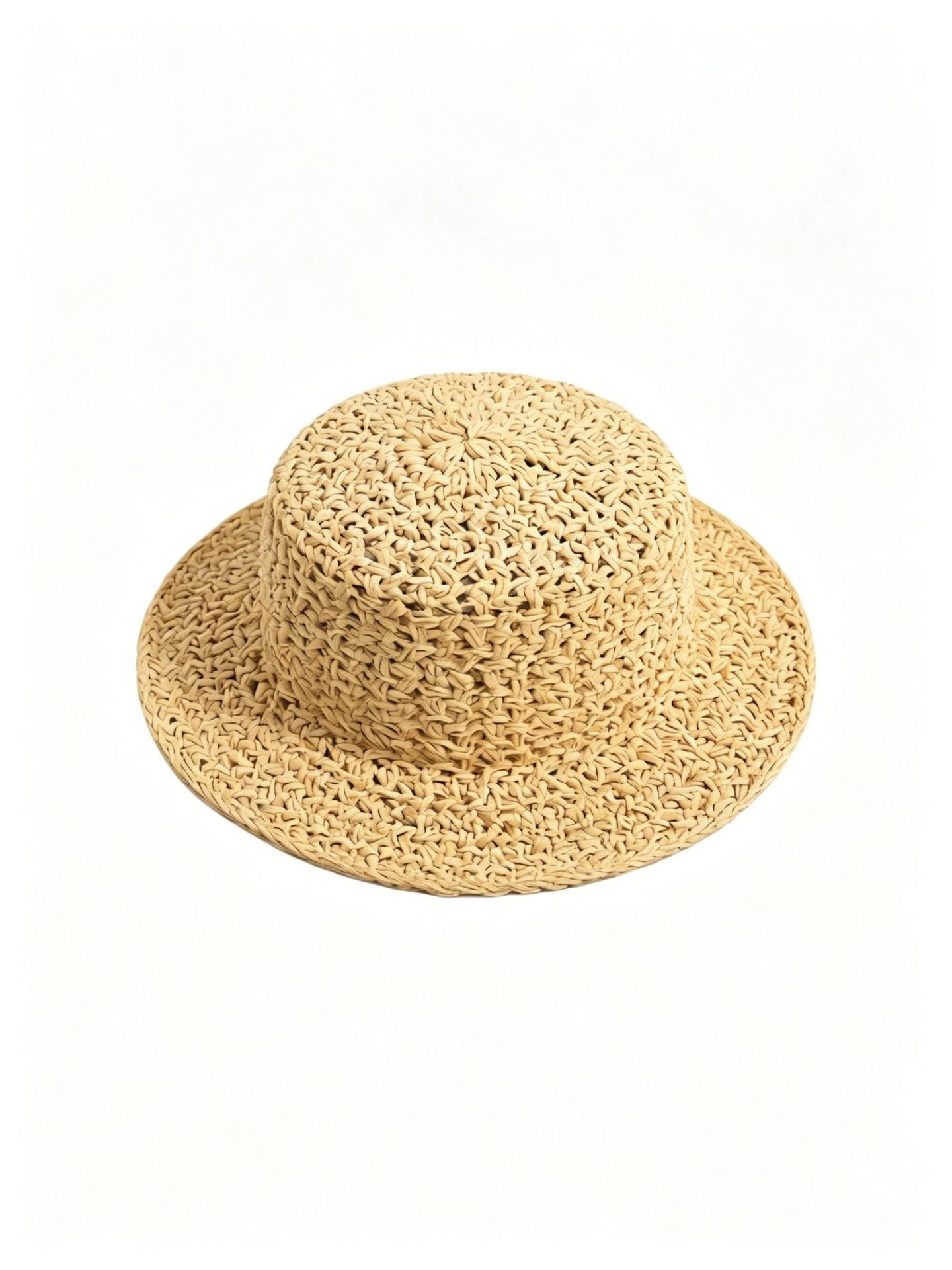 Women's Crochet Bucket Sun Hat for Summer Cooling & Beach