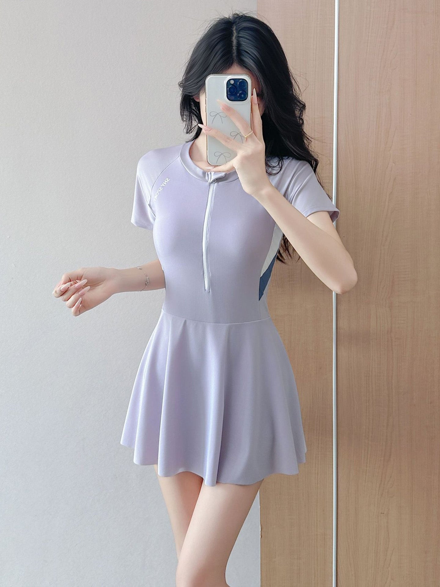 Women's Athletic One-Piece Swimsuit Sport Swimwear