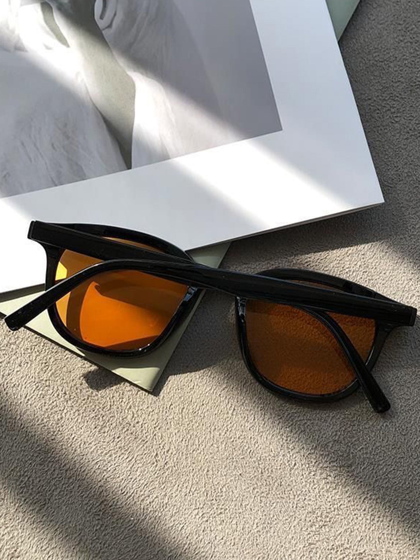 Classic Black & Brown Gradient Sun Glasses Unisex