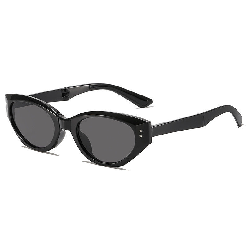 Vintage Foldable Cat Eye Sunglasses for Women & Girls