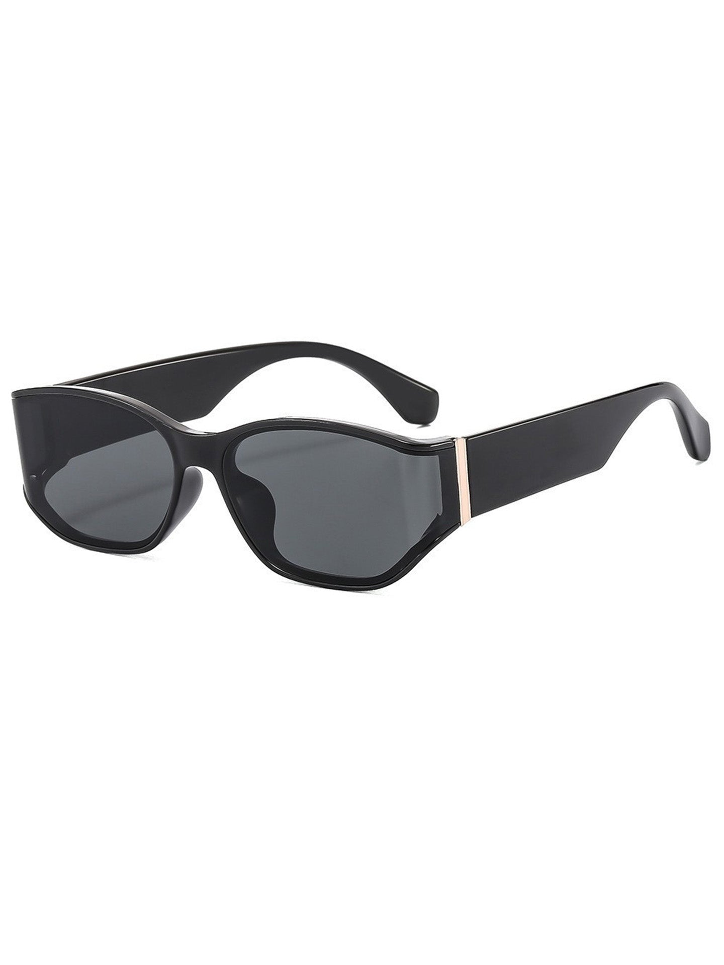 Curved Cat Eye Vintage Wavy Frame Sunglasses for Women