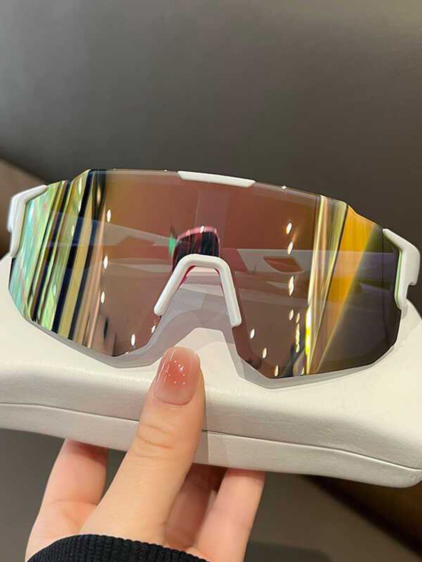 UV400 Outdoor Photochromic Cycling Glasses for Men
