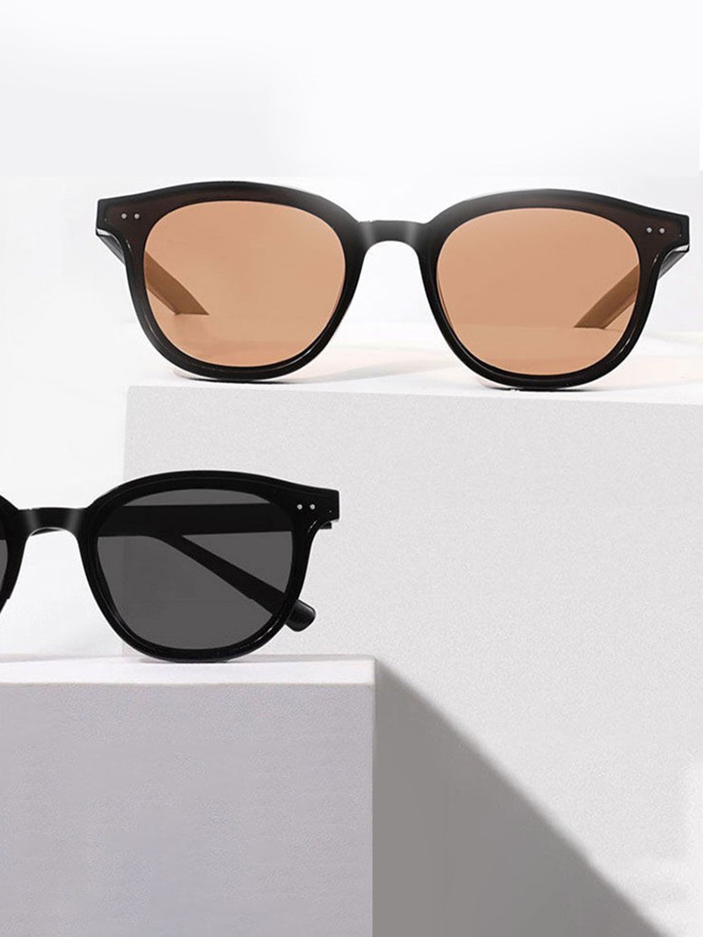 Classic Black & Brown Gradient Sun Glasses Unisex