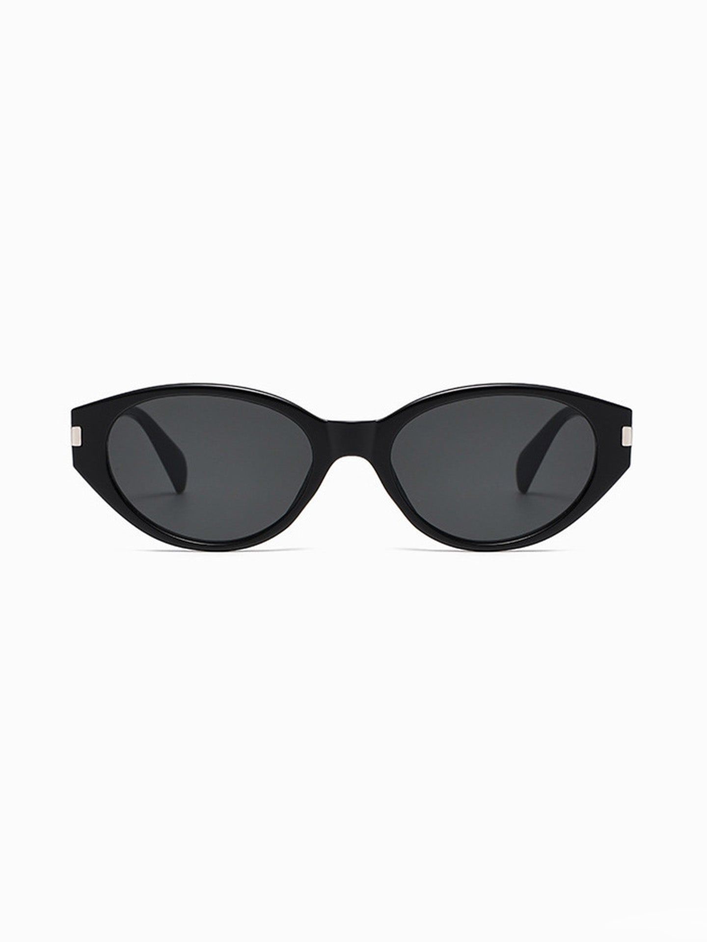 Retro Red Narrow Frame Sunglasses for Women