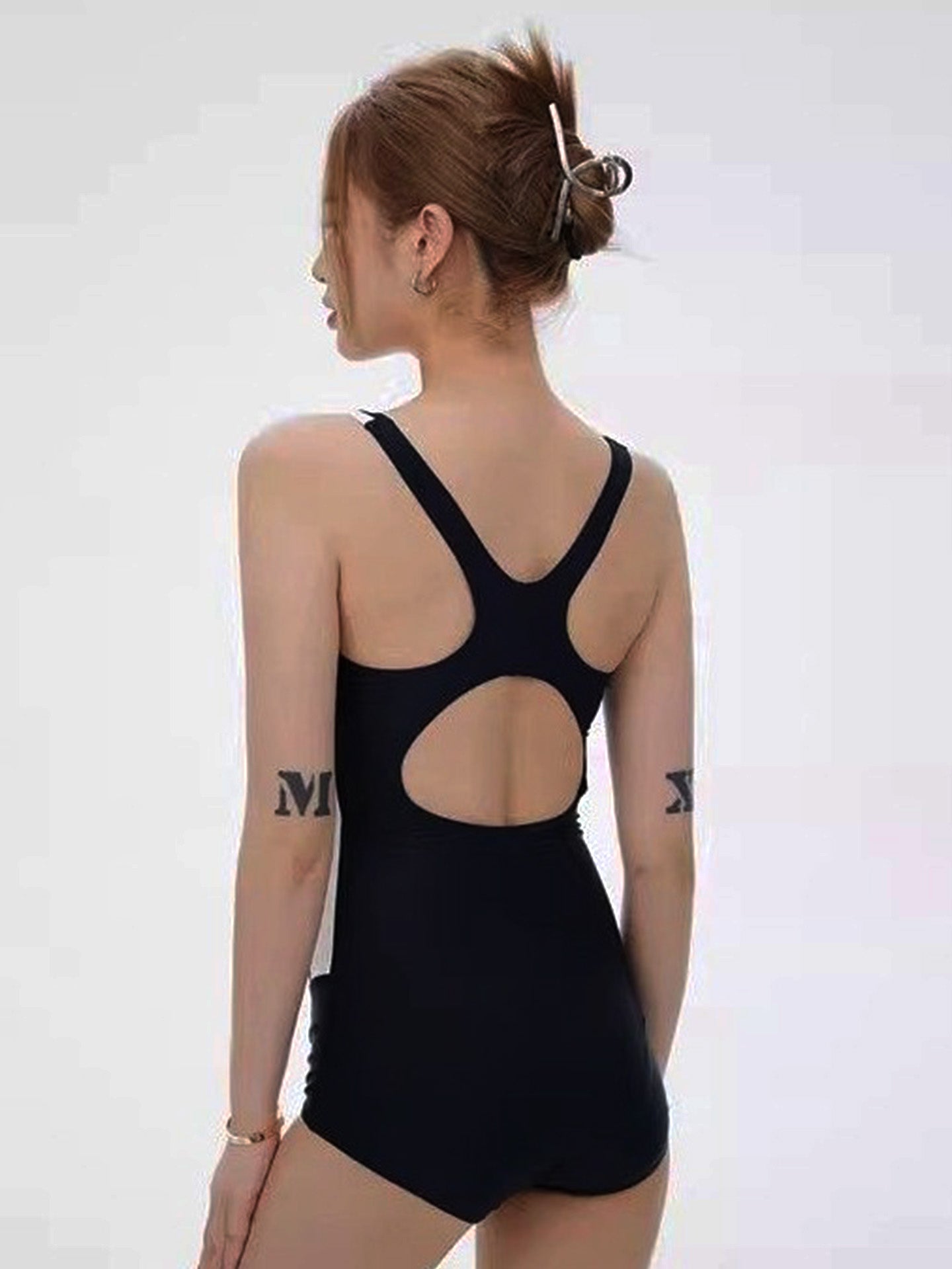 Women’s Performance One‑Piece Racing Swimsuit