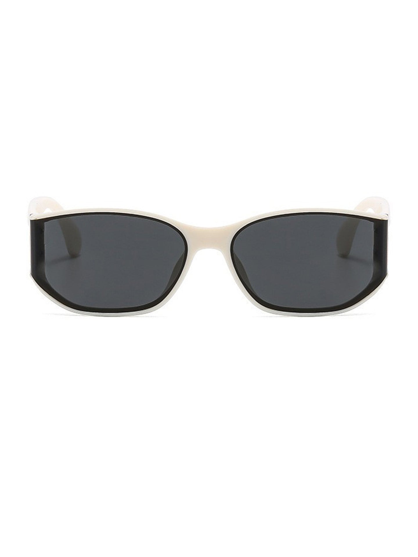Curved Cat Eye Vintage Wavy Frame Sunglasses for Women