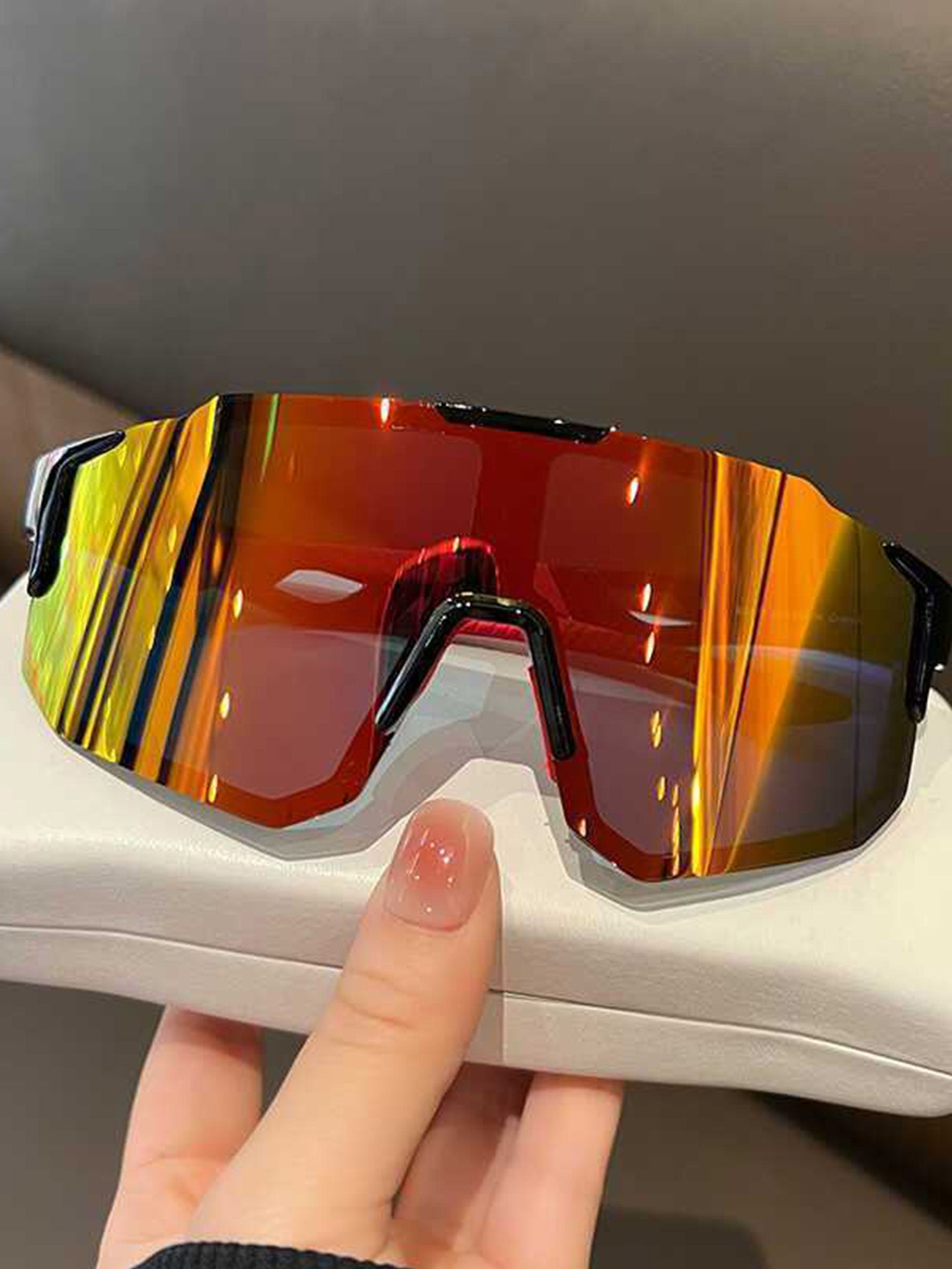 UV400 Outdoor Photochromic Cycling Glasses for Men